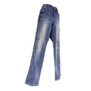Vintage INC Denim Embroidered Jeans